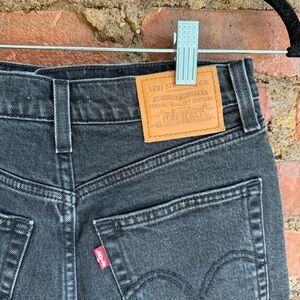 Levi's Charcoal Denim Shorts